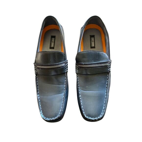 Stacy Adams Men\'s Black Leather Slip-On Loafers Size 10M Casual Shoes main image 5